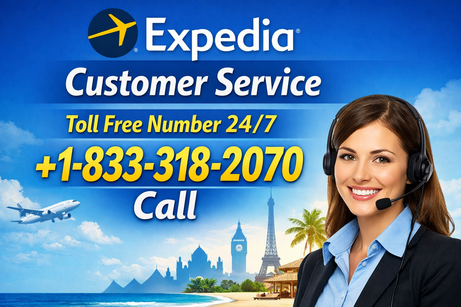 {Expedia} Customer Service Number | Complete Guide to Live Chat , Email & Calls-Live Support